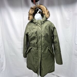 The North Face Arctic Down Parka Olive Green Woman's Size XXL Gorpcore Insulated